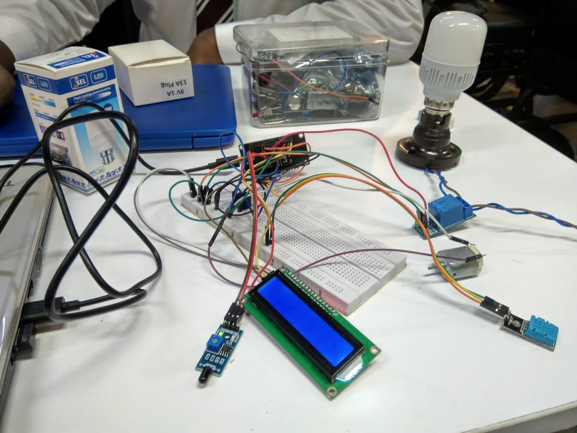 NodeMCU forest fire detection systems